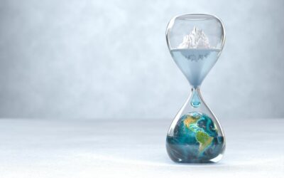 global warning hourglass